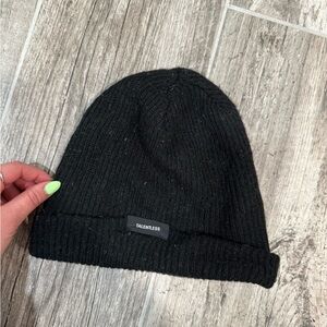 Talentless Black Knit Beanie